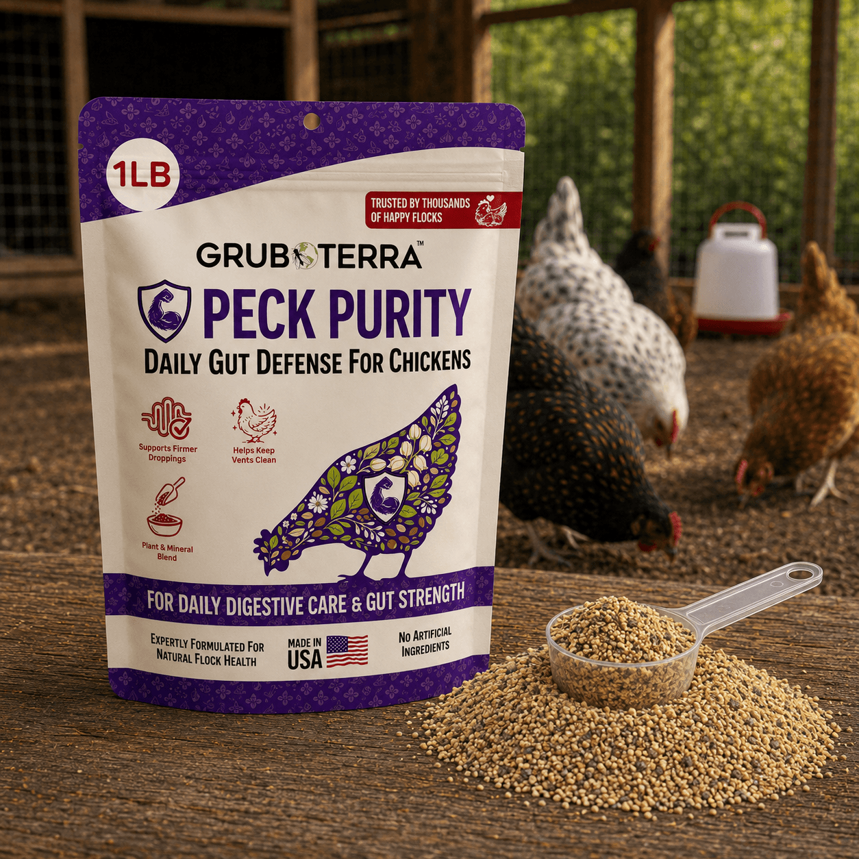 Peck Purity Daily Digestive Defense for Flock Strength