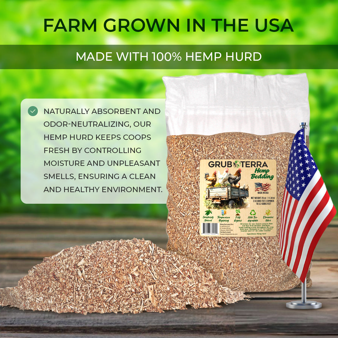 GrubTerra Hemp Bedding