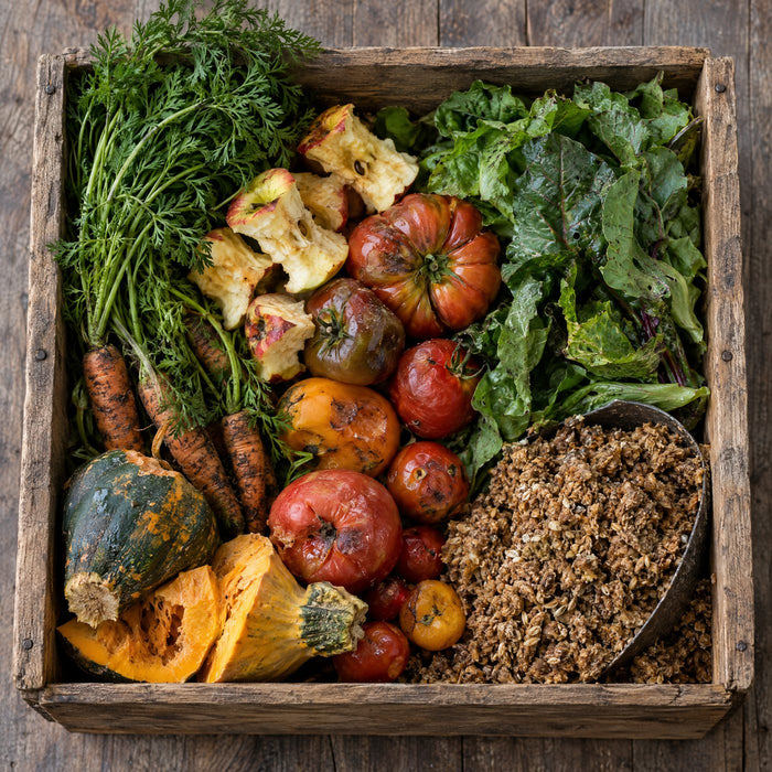Leftover produce and spent grain saved from going to waste