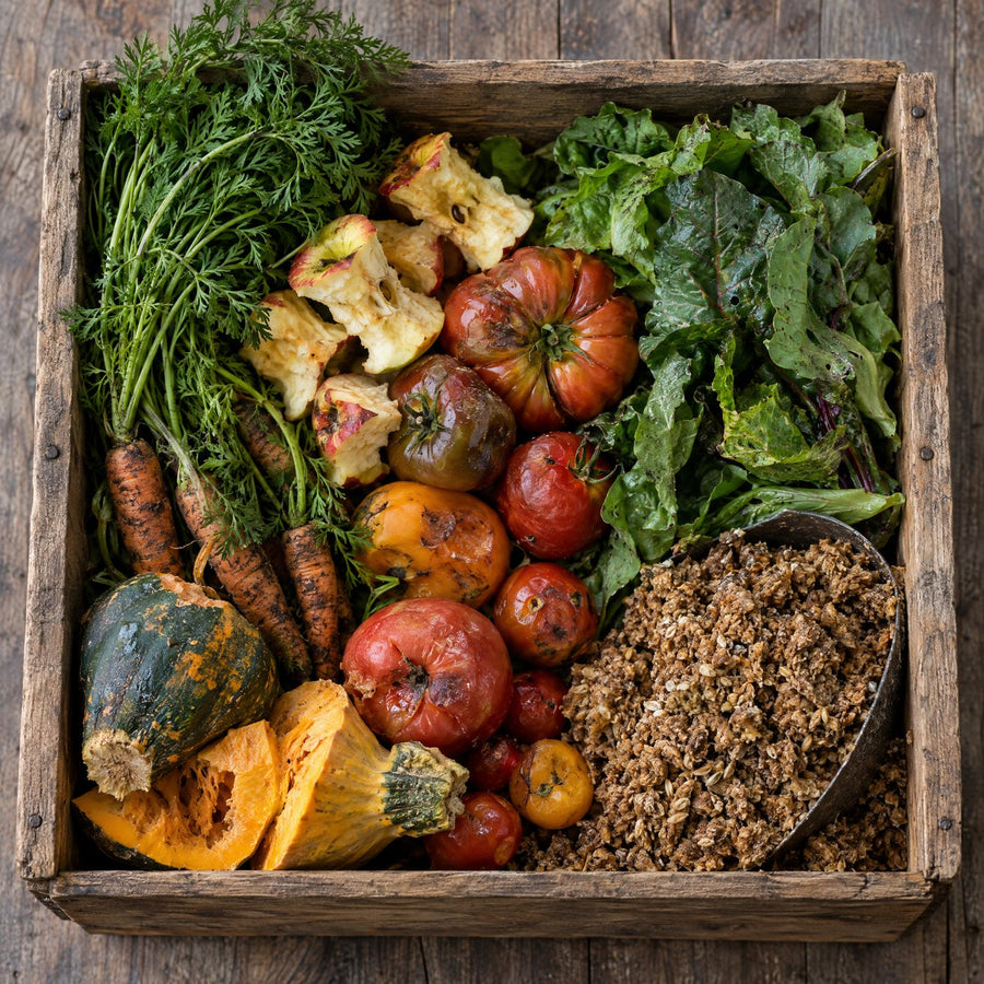 Leftover produce and spent grain saved from going to waste
