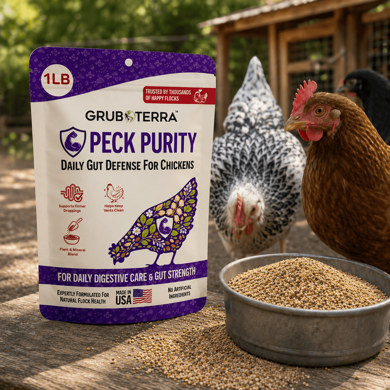 Peck Purity Daily Digestive Defense for Flock Strength