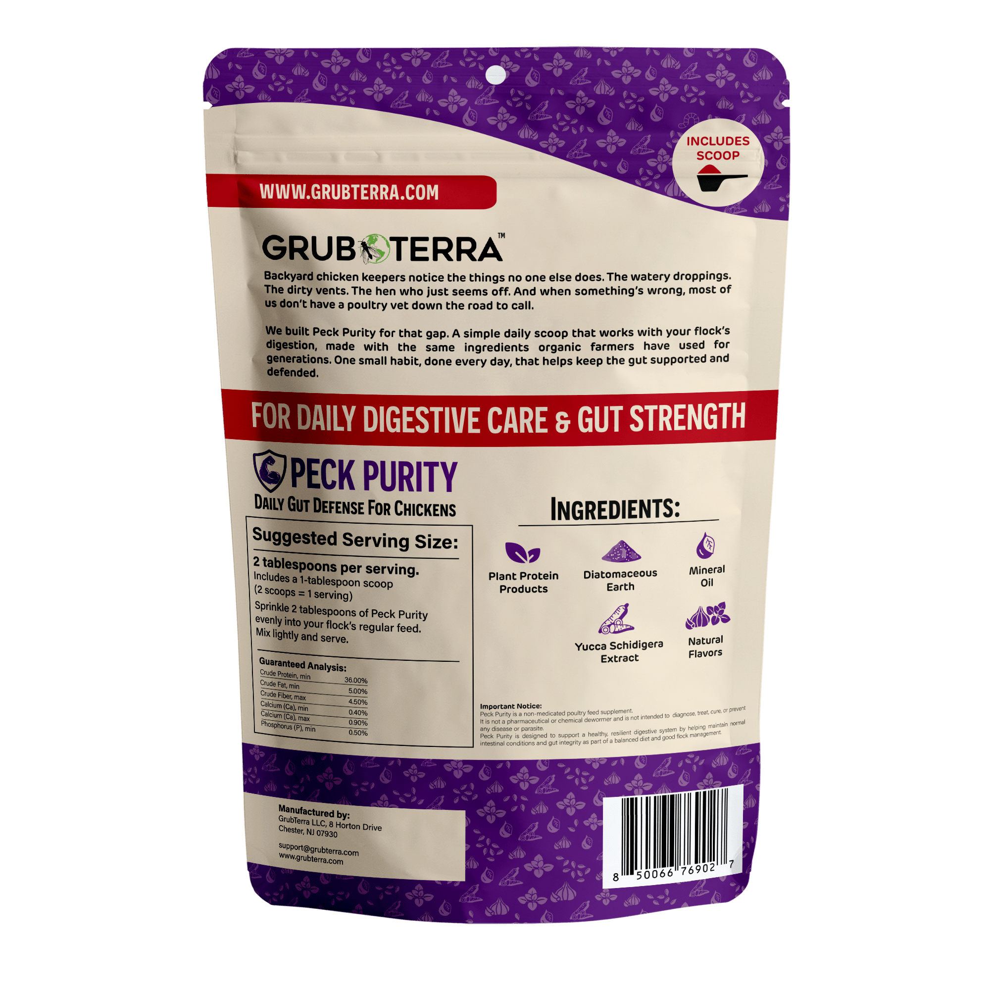 Peck Purity Daily Digestive Defense for Flock Strength