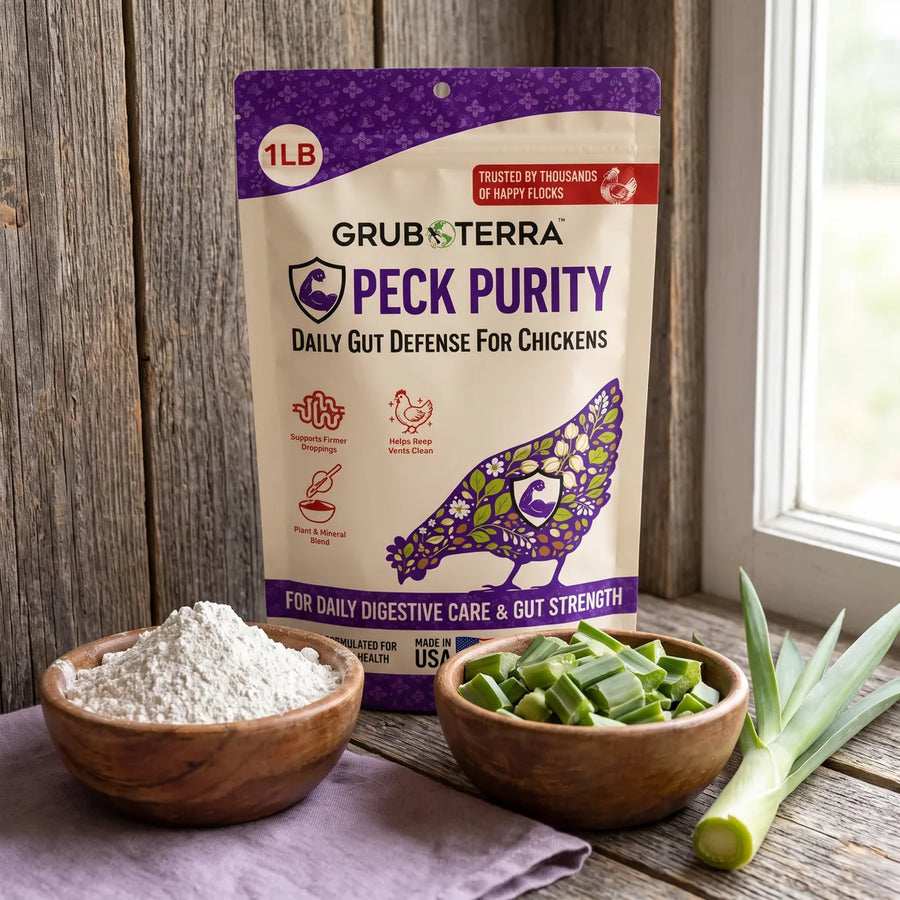 Peck Purity pouch with its natural ingredients