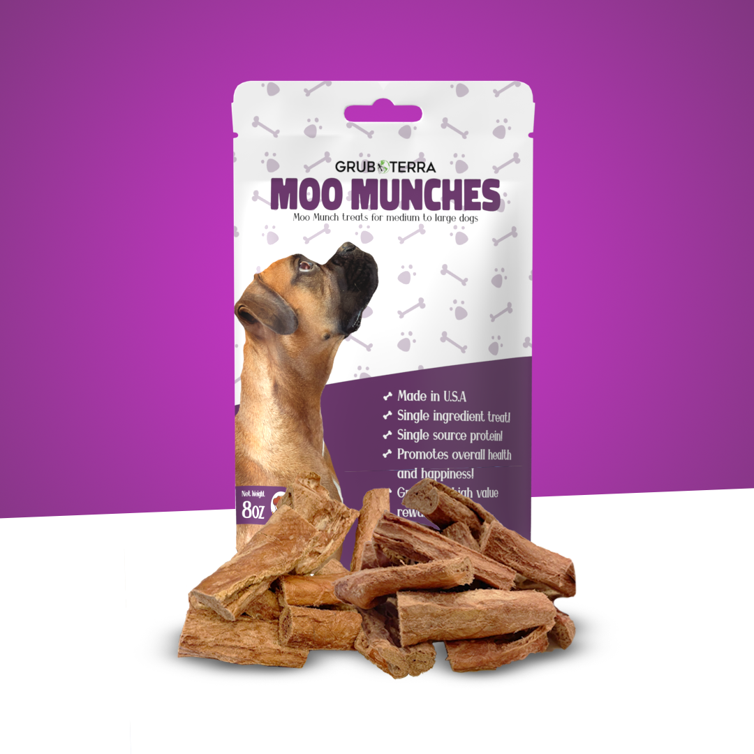 Moo Munches Dog Treats 8oz
