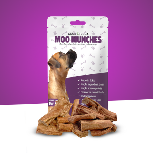 Moo Munches Dog Treats 8oz