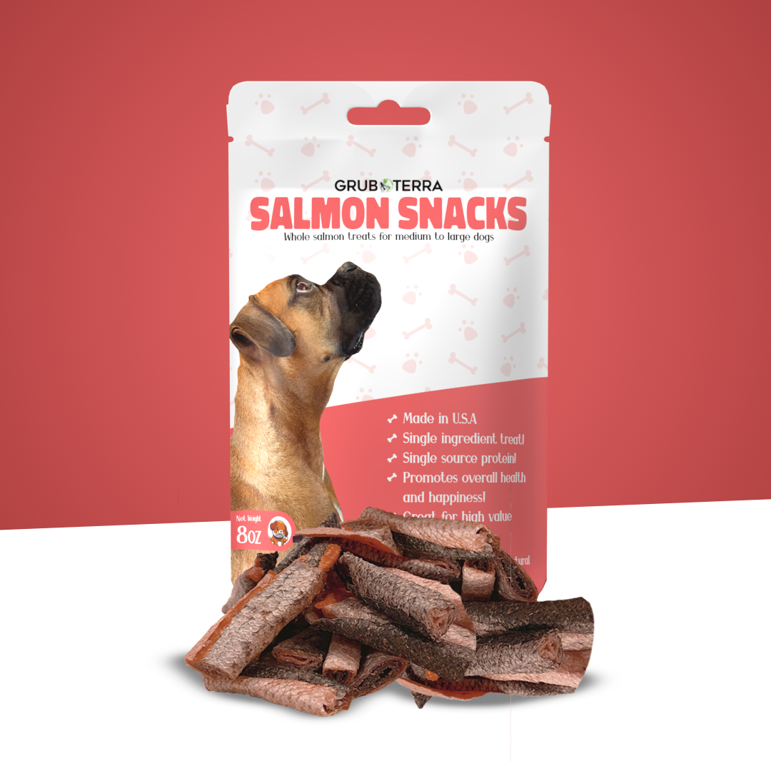 Salmon snacks top for dogs